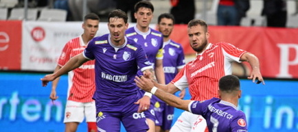 Liga 1 - Etapa 8 - play-off: Dinamo Bucureşti - FC Argeş Pitești 2-1
